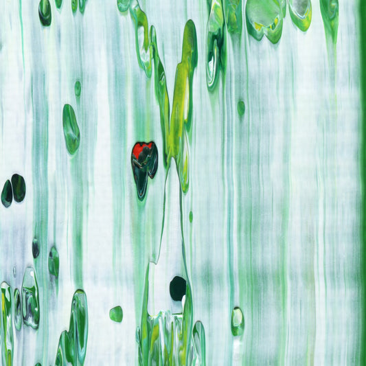 Cricket Deficiency E4 is an abstract oil-on-canvas artwork, a fractal of its parent painting Cricket Deficiency created by Anna Judd for the Scales Collection.