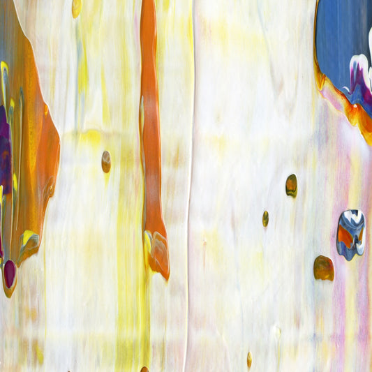 Crowley's Lost Beaker B1 is an abstract oil-on-canvas artwork, a fractal of its parent painting Crowley's Lost Beaker created by Anna Judd for the Scales Collection.