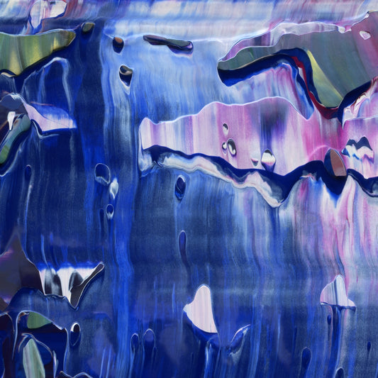 Cryptic Buffoonery A2 is an abstract oil-on-canvas artwork, a fractal of its parent painting Cryptic Buffoonery created by Anna Judd for the Scales Collection.