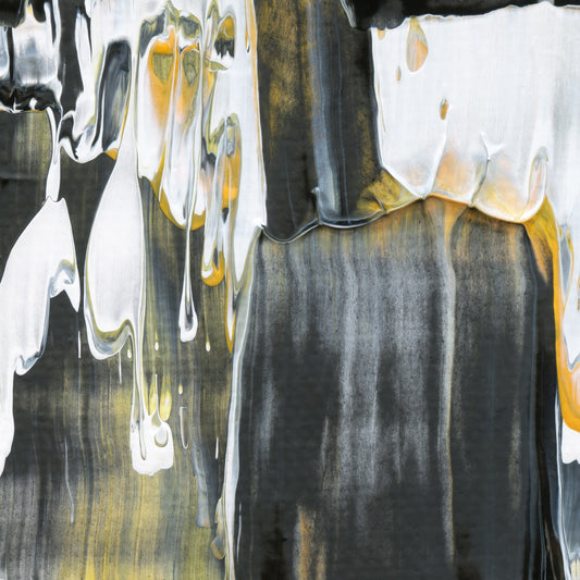 Cult of Simian D3 is an abstract oil-on-canvas artwork, a fractal of its parent painting Cult of Simian created by Anna Judd for the Scales Collection.