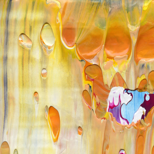 Cupid's Tender Hooks A1 is an abstract oil-on-canvas artwork, a fractal of its parent painting Cupid's Tender Hooks created by Anna Judd for the Scales Collection.