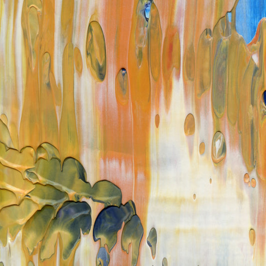Cupid's Tender Hooks E1 is an abstract oil-on-canvas artwork, a fractal of its parent painting Cupid's Tender Hooks created by Anna Judd for the Scales Collection.