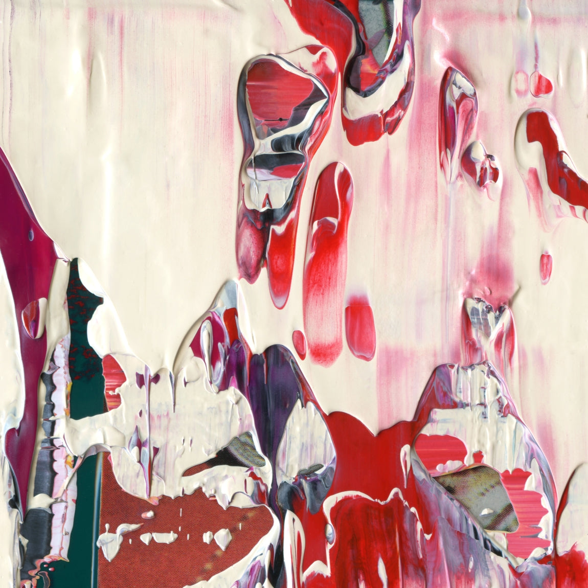 Decision Fatigue A1 is an abstract oil-on-canvas artwork, a fractal of its parent painting Decision Fatigue created by Anna Judd for the Scales Collection.