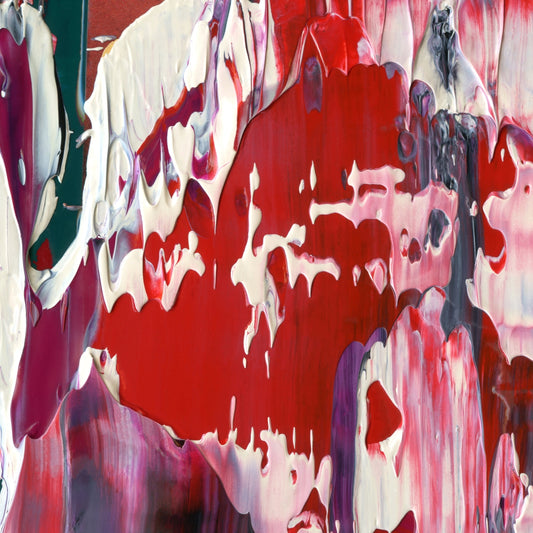 Decision Fatigue B1 is an abstract oil-on-canvas artwork, a fractal of its parent painting Decision Fatigue created by Anna Judd for the Scales Collection.