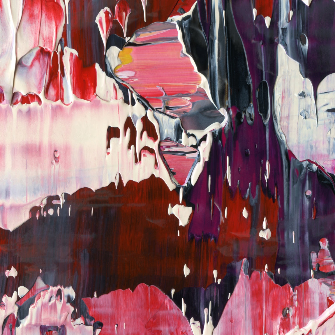 Decision Fatigue B2 is an abstract oil-on-canvas artwork, a fractal of its parent painting Decision Fatigue created by Anna Judd for the Scales Collection.