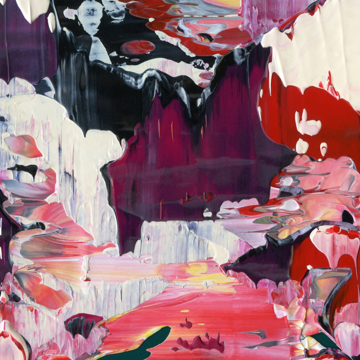 Decision Fatigue B3 is an abstract oil-on-canvas artwork, a fractal of its parent painting Decision Fatigue created by Anna Judd for the Scales Collection.