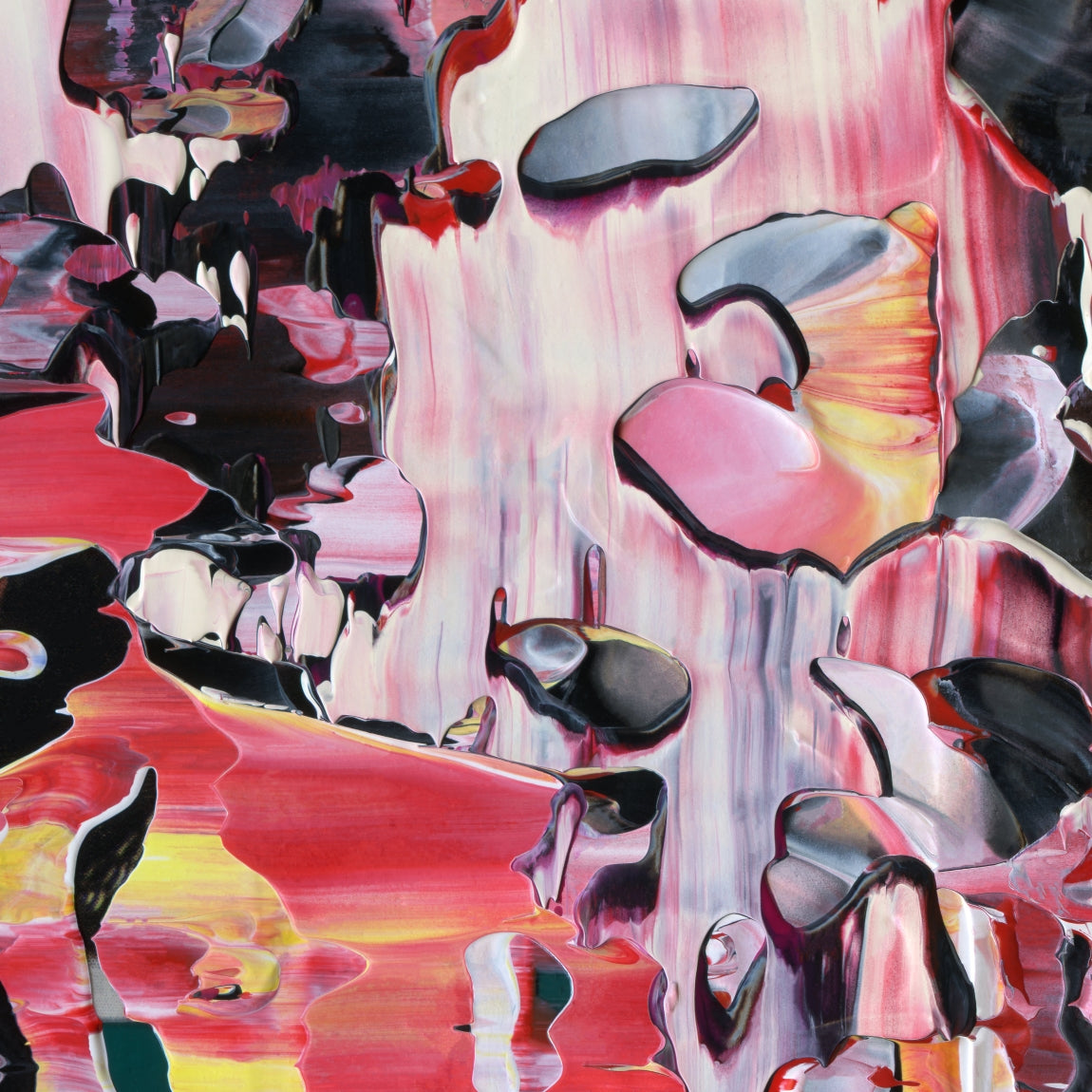 Decision Fatigue B5 is an abstract oil-on-canvas artwork, a fractal of its parent painting Decision Fatigue created by Anna Judd for the Scales Collection.