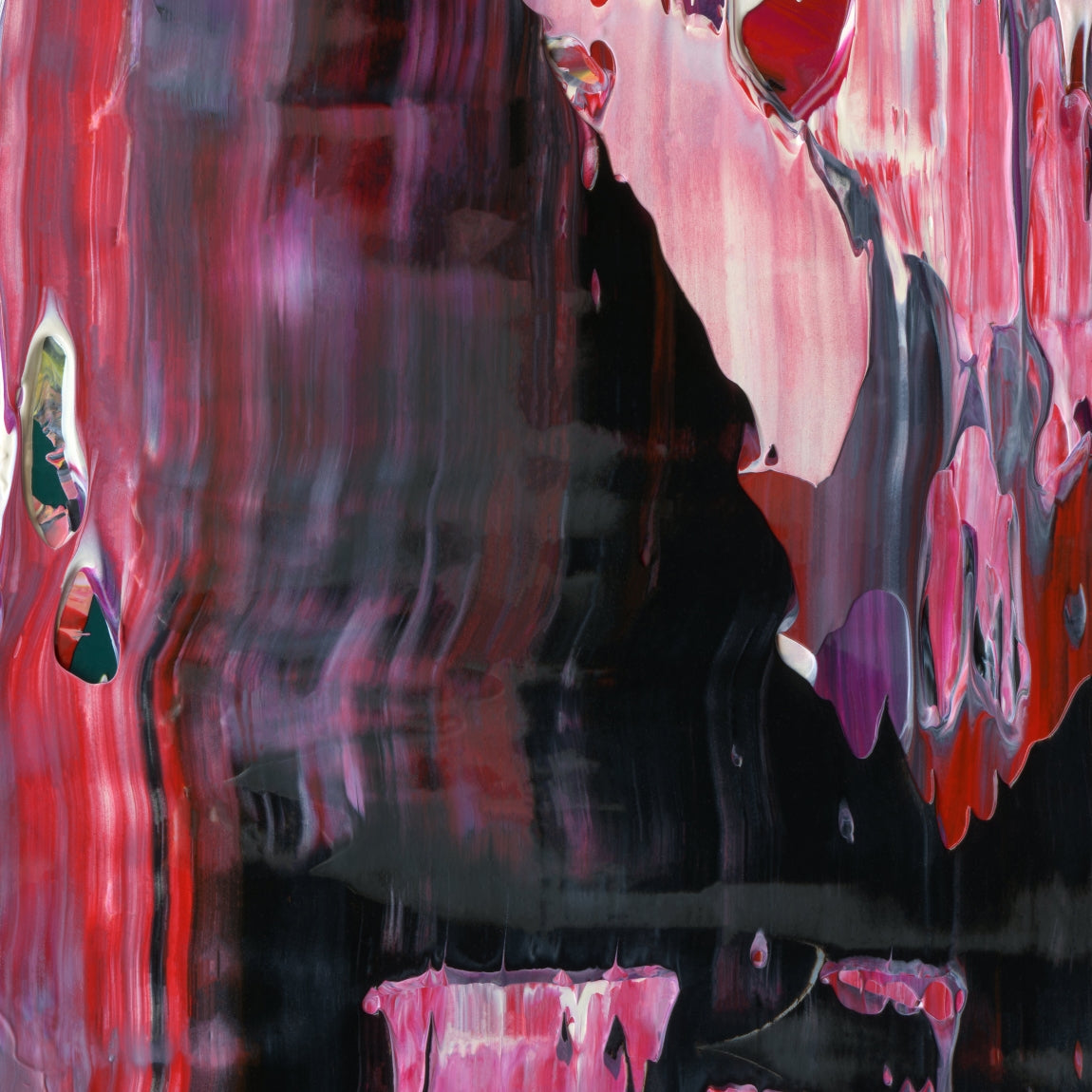 Decision Fatigue C1 is an abstract oil-on-canvas artwork, a fractal of its parent painting Decision Fatigue created by Anna Judd for the Scales Collection.