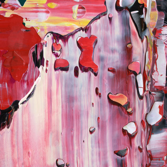 Decision Fatigue C5 is an abstract oil-on-canvas artwork, a fractal of its parent painting Decision Fatigue created by Anna Judd for the Scales Collection.
