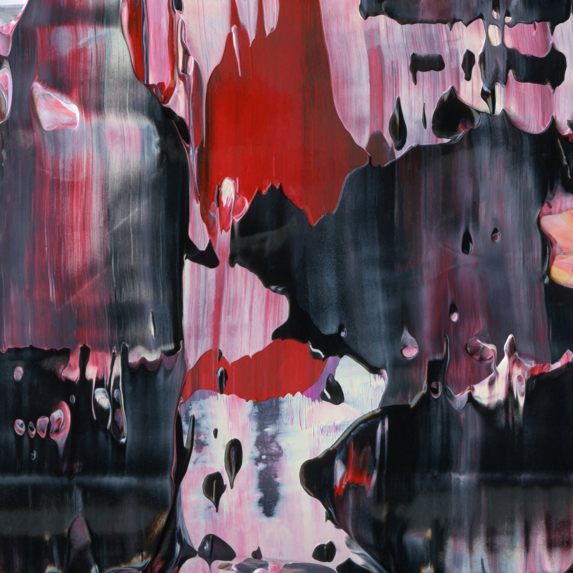 Decision Fatigue D3 is an abstract oil-on-canvas artwork, a fractal of its parent painting Decision Fatigue created by Anna Judd for the Scales Collection.