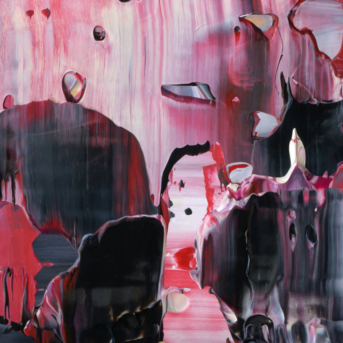 Decision Fatigue D5 is an abstract oil-on-canvas artwork, a fractal of its parent painting Decision Fatigue created by Anna Judd for the Scales Collection.