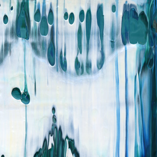 Degenerate Oxen A4 is an abstract oil-on-canvas artwork, a fractal of its parent painting Degenerate Oxen created by Anna Judd for the Scales Collection.
