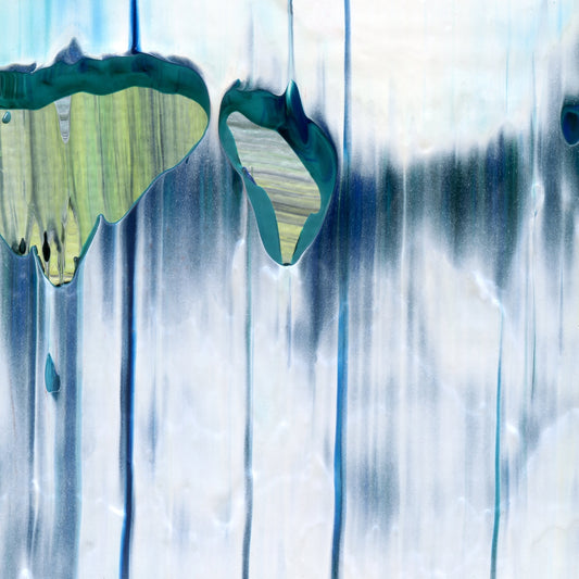 Degenerate Oxen B3 is an abstract oil-on-canvas artwork, a fractal of its parent painting Degenerate Oxen created by Anna Judd for the Scales Collection.