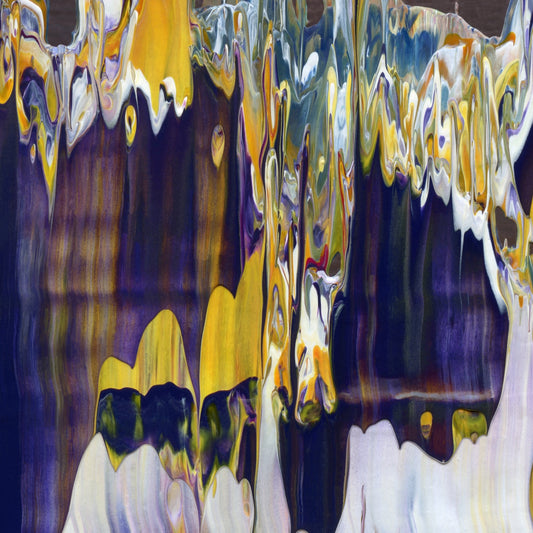 Ditch High Priest D2 is an abstract oil-on-canvas artwork, a fractal of its parent painting Ditch High Priest created by Anna Judd for the Scales Collection.