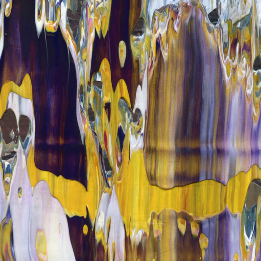 Ditch High Priest D3 is an abstract oil-on-canvas artwork, a fractal of its parent painting Ditch High Priest created by Anna Judd for the Scales Collection.
