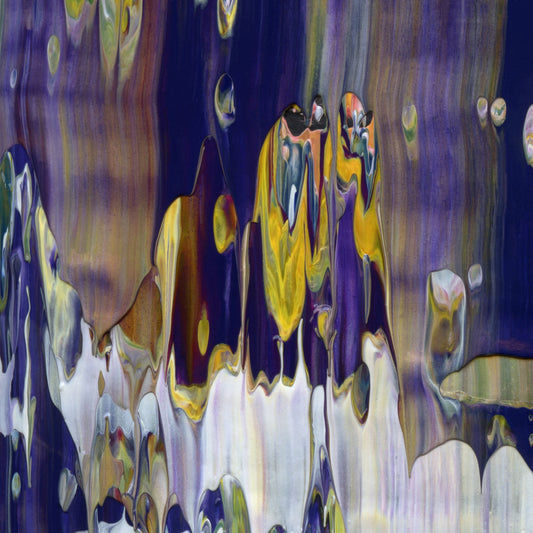 Ditch High Priest E1 is an abstract oil-on-canvas artwork, a fractal of its parent painting Ditch High Priest created by Anna Judd for the Scales Collection.