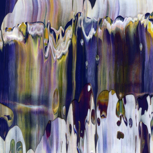 Ditch High Priest E2 is an abstract oil-on-canvas artwork, a fractal of its parent painting Ditch High Priest created by Anna Judd for the Scales Collection.