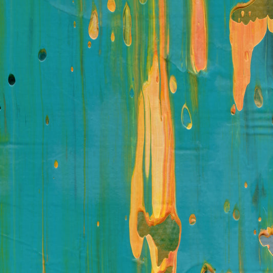 Dodo's Last Hurrah D2 is an abstract oil-on-canvas artwork, a fractal of its parent painting Dodo's Last Hurrah created by Anna Judd for the Scales Collection.