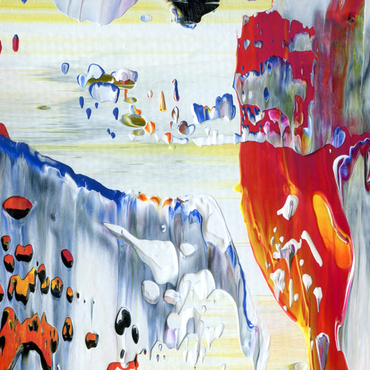 Ecstasy of St. Theresa A4 is an abstract oil-on-canvas artwork, a fractal of its parent painting Ecstasy of St. Theresa created by Anna Judd for the Scales Collection.