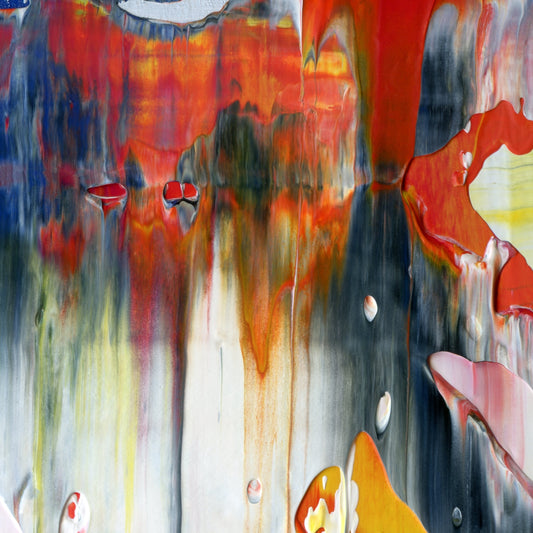 Ecstasy of St. Theresa A6 is an abstract oil-on-canvas artwork, a fractal of its parent painting Ecstasy of St. Theresa created by Anna Judd for the Scales Collection.