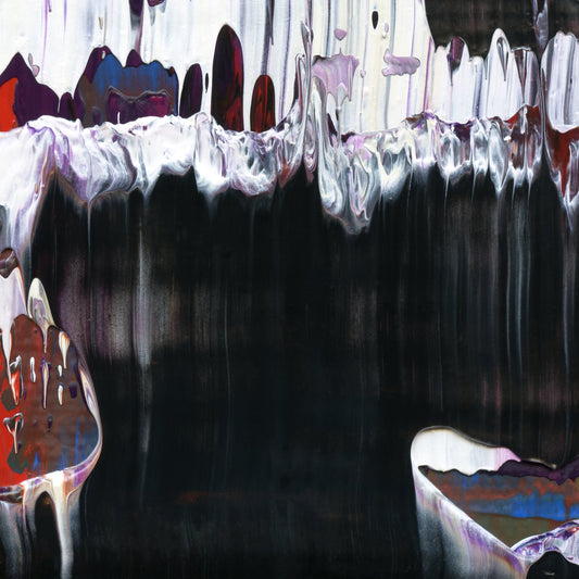 Ecstatic Slumber E3 is an abstract oil-on-canvas artwork, a fractal of its parent painting Ecstatic Slumber created by Anna Judd for the Scales Collection.