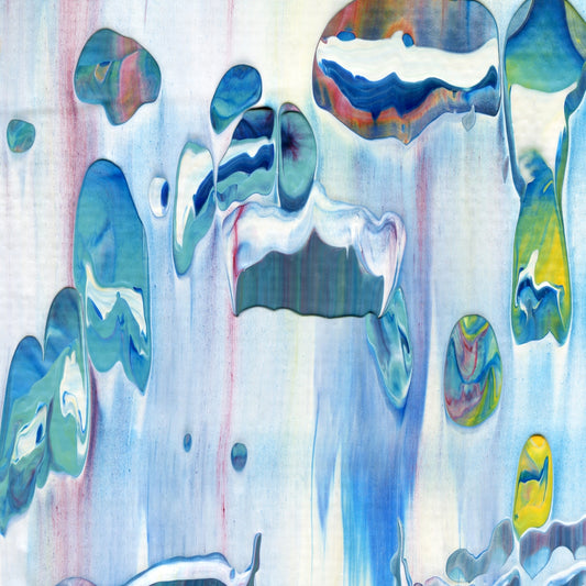 Elusive Dreams B3 is an abstract oil-on-canvas artwork, a fractal of its parent painting Elusive Dreams created by Anna Judd for the Scales Collection.