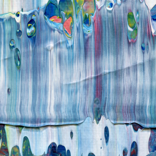 Elusive Dreams C2 is an abstract oil-on-canvas artwork, a fractal of its parent painting Elusive Dreams created by Anna Judd for the Scales Collection.