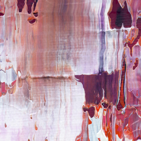 Embracing Embracing A2 is an abstract oil-on-canvas artwork, a fractal of its parent painting Embracing Embracing created by Anna Judd for the Scales Collection.