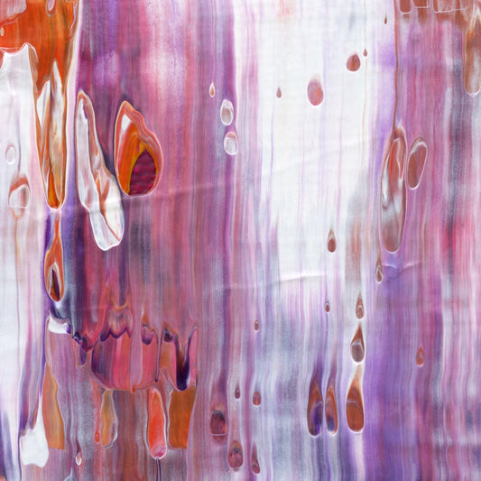 Embracing Embracing B4 is an abstract oil-on-canvas artwork, a fractal of its parent painting Embracing Embracing created by Anna Judd for the Scales Collection.