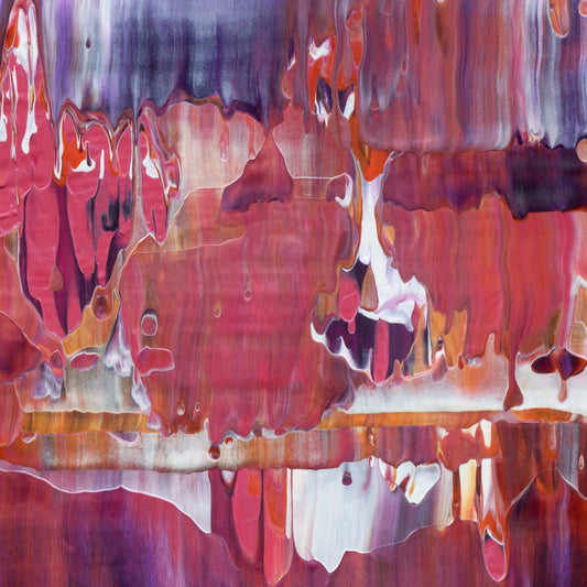 Embracing Embracing C3 is an abstract oil-on-canvas artwork, a fractal of its parent painting Embracing Embracing created by Anna Judd for the Scales Collection.