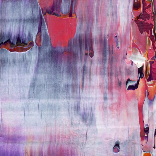 Embracing Embracing E3 is an abstract oil-on-canvas artwork, a fractal of its parent painting Embracing Embracing created by Anna Judd for the Scales Collection.
