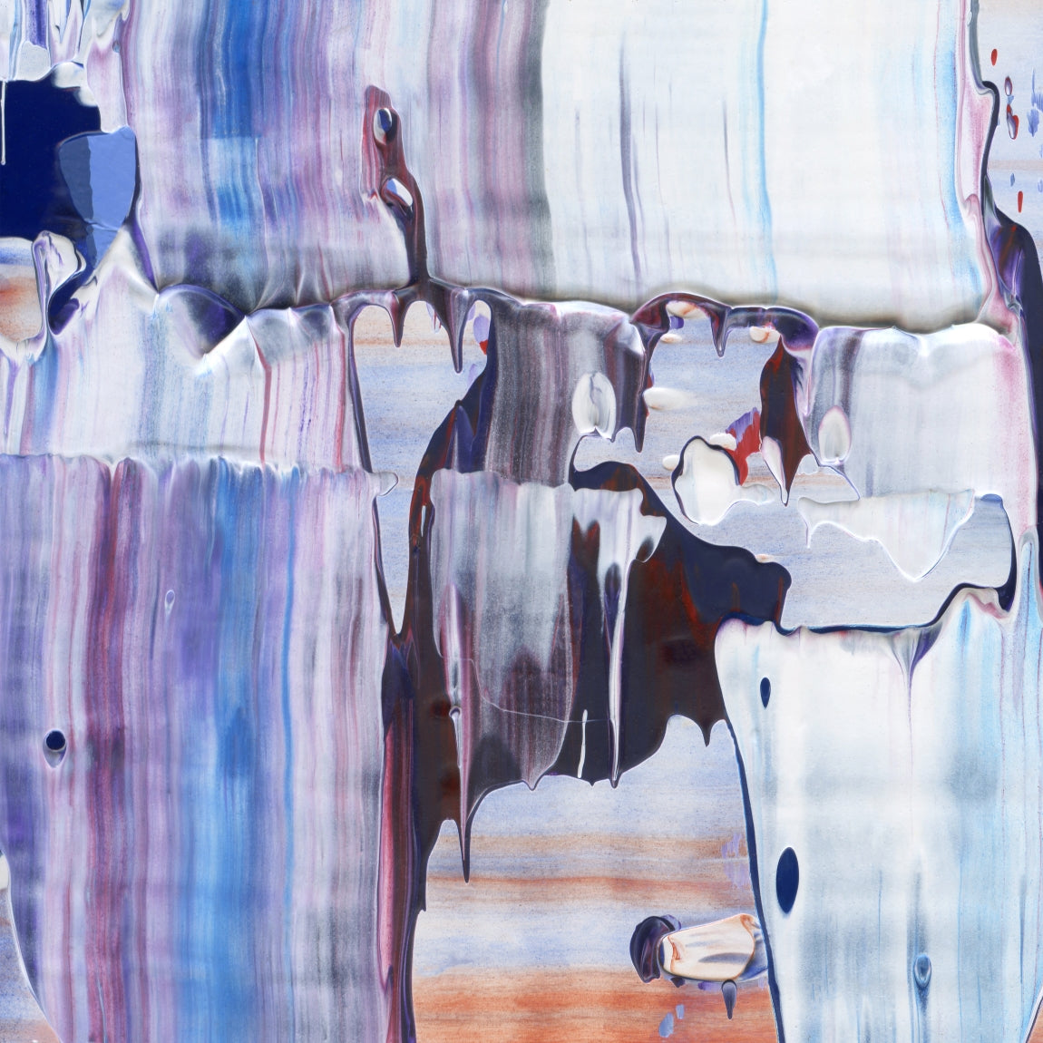 Emotional Ambulance B1 is an abstract oil-on-canvas artwork, a fractal of its parent painting Emotional Ambulance created by Anna Judd for the Scales Collection.