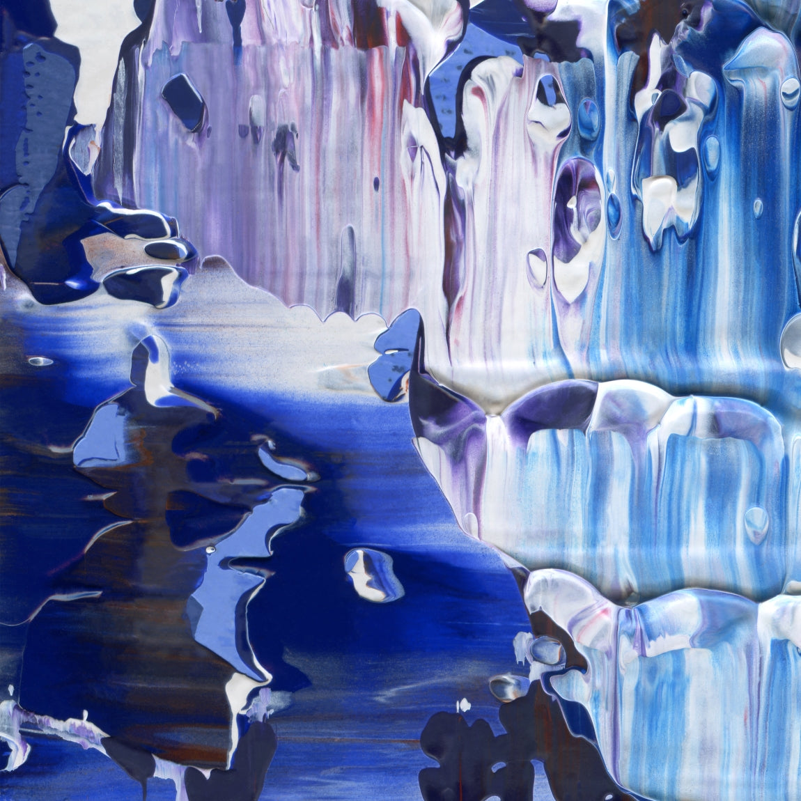 Emotional Ambulance D1 is an abstract oil-on-canvas artwork, a fractal of its parent painting Emotional Ambulance created by Anna Judd for the Scales Collection.