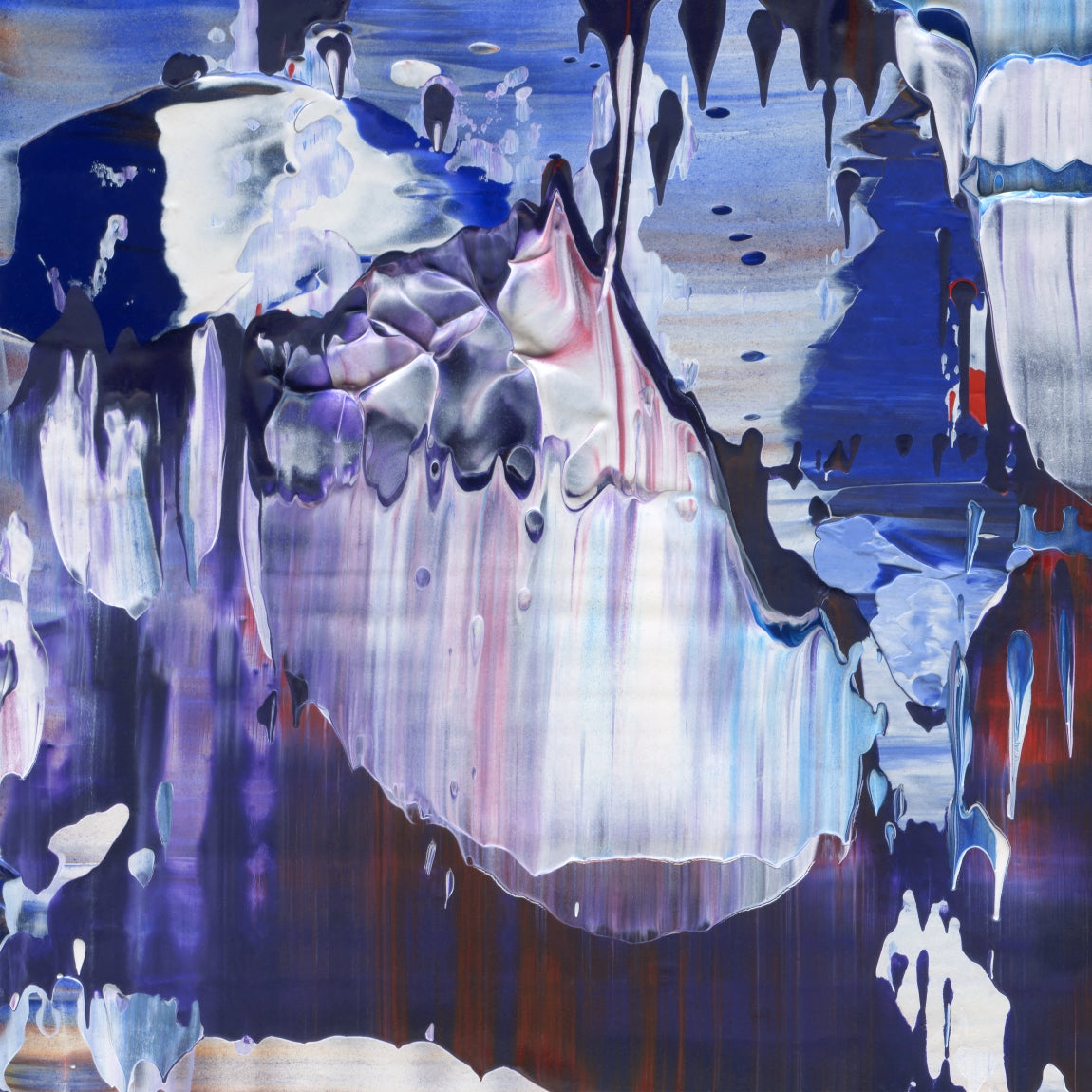 Emotional Ambulance E1 is an abstract oil-on-canvas artwork, a fractal of its parent painting Emotional Ambulance created by Anna Judd for the Scales Collection.