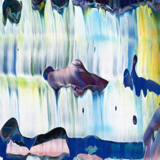 Empty Presents C3 is an abstract oil-on-canvas artwork, a fractal of its parent painting Empty Presents created by Anna Judd for the Scales Collection.