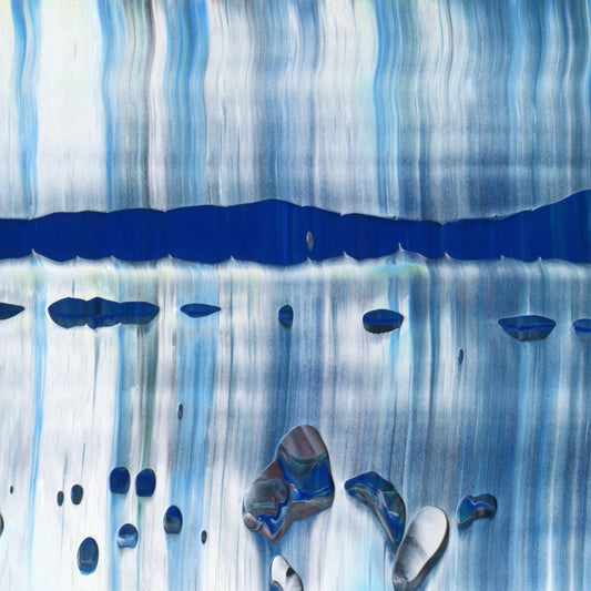 Empty Presents F3 is an abstract oil-on-canvas artwork, a fractal of its parent painting Empty Presents created by Anna Judd for the Scales Collection.