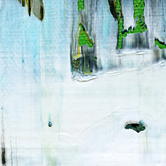 Eschew Irregardless E3 is an abstract oil-on-canvas artwork, a fractal of its parent painting Eschew Irregardless created by Anna Judd for the Scales Collection.