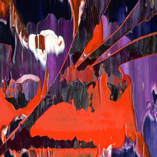 Eternal Apsaa D4 is an abstract oil-on-canvas artwork, a fractal of its parent painting Eternal Apsaa created by Anna Judd for the Scales Collection.