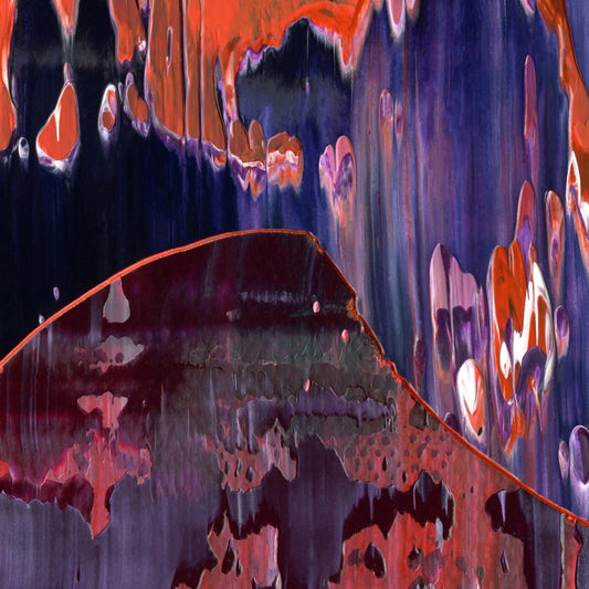 Eternal Apsaa E4 is an abstract oil-on-canvas artwork, a fractal of its parent painting Eternal Apsaa created by Anna Judd for the Scales Collection.