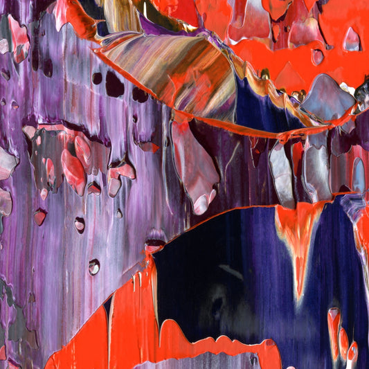 Eternal Apsaa F1 is an abstract oil-on-canvas artwork, a fractal of its parent painting Eternal Apsaa created by Anna Judd for the Scales Collection.