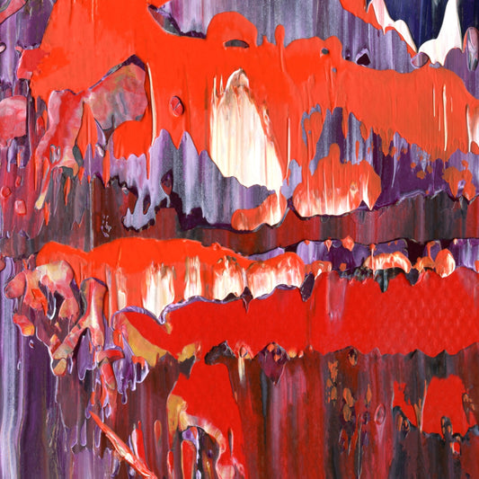 Eternal Apsaa G1 is an abstract oil-on-canvas artwork, a fractal of its parent painting Eternal Apsaa created by Anna Judd for the Scales Collection.