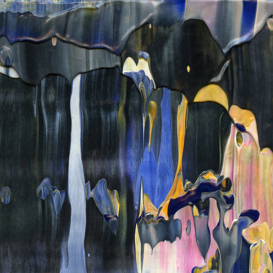 Eternally Transient A3 is an abstract oil-on-canvas artwork, a fractal of its parent painting Eternally Transient created by Anna Judd for the Scales Collection.