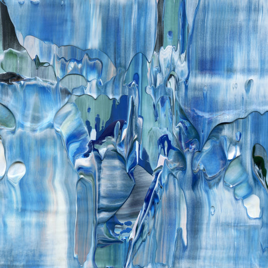 Everything But My Heart E3 is an abstract oil-on-canvas artwork, a fractal of its parent painting Everything But My Heart created by Anna Judd for the Scales Collection.