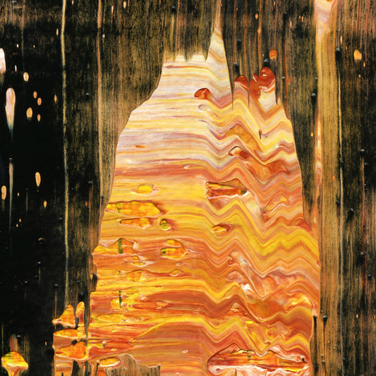 Extinction Event C3 is an abstract oil-on-canvas artwork, a fractal of its parent painting Extinction Event created by Anna Judd for the Scales Collection.