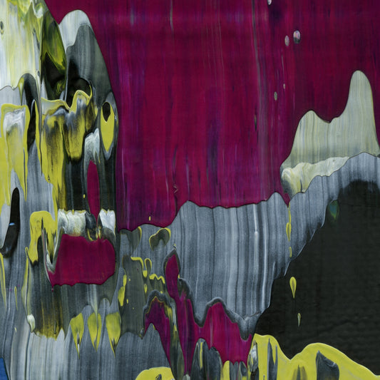 Extradition of Preference C3 is an abstract oil-on-canvas artwork, a fractal of its parent painting Extradition of Preference created by Anna Judd for the Scales Collection.