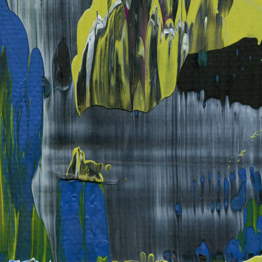 Extradition of Preference D3 is an abstract oil-on-canvas artwork, a fractal of its parent painting Extradition of Preference created by Anna Judd for the Scales Collection.