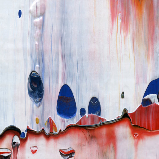 Fall of Ixtapa C2 is an abstract oil-on-canvas artwork, a fractal of its parent painting Fall of Ixtapa created by Anna Judd for the Scales Collection.