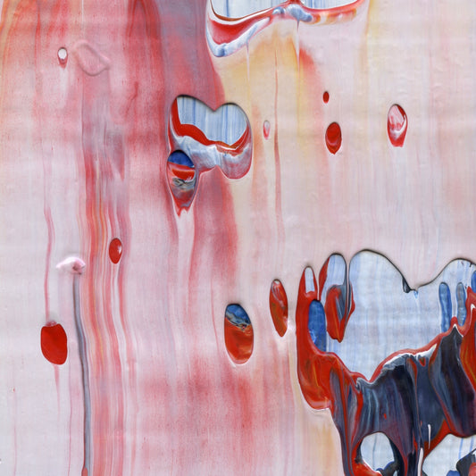 Fall of Ixtapa D3 is an abstract oil-on-canvas artwork, a fractal of its parent painting Fall of Ixtapa created by Anna Judd for the Scales Collection.
