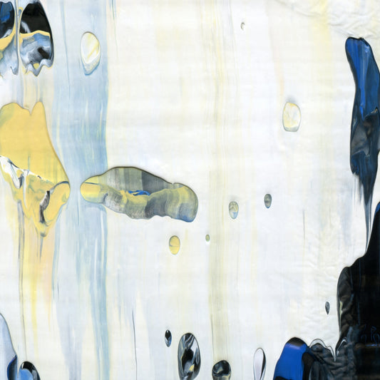 Ferry to Tangier B4 is an abstract oil-on-canvas artwork, a fractal of its parent painting Ferry to Tangier created by Anna Judd for the Scales Collection.