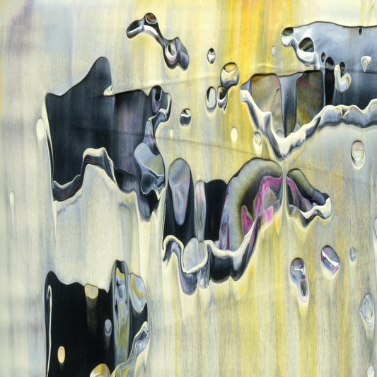 Fiberglass Desert A1 is an abstract oil-on-canvas artwork, a fractal of its parent painting Fiberglass Desert created by Anna Judd for the Scales Collection.